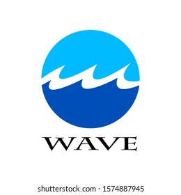 Water Wave Logo Icon Design Template