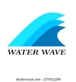 Water Wave Logo Icon Design Template