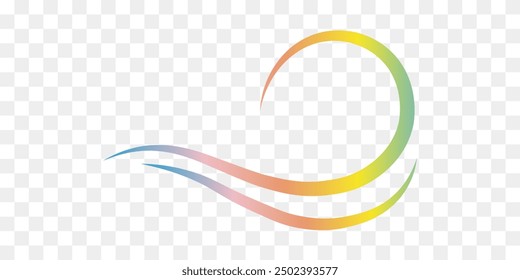 water wave logo. wave icon vector png