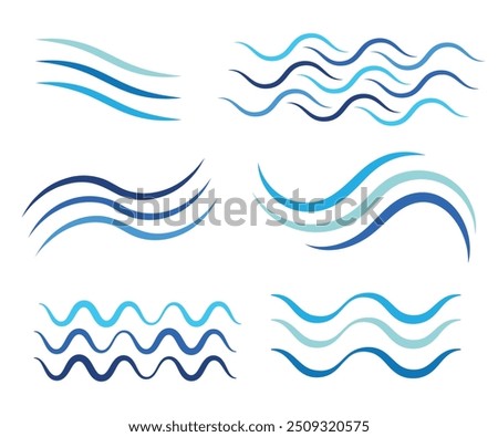 water wave logo. wave icon vector. Ocean symbol