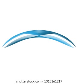 Water wave logo illustration