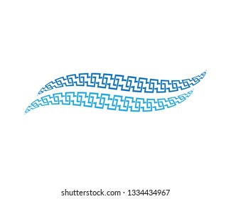 Water wave logo illustration