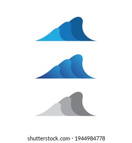 Water Wave Logo illustration design vector template