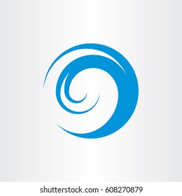 water wave logo symbol element