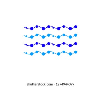 Water wave Logo Template