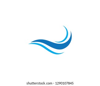Water wave Logo Template