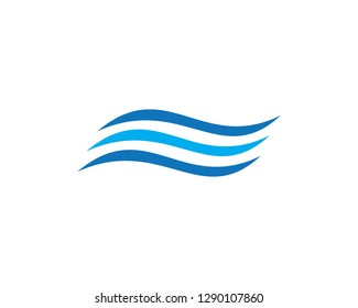 Water wave Logo Template