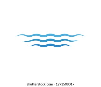 Water wave Logo Template
