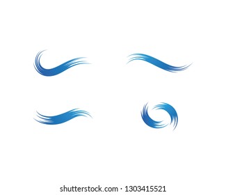 Water wave Logo Template