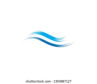 Water wave Logo Template