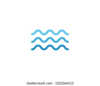 Water wave Logo Template