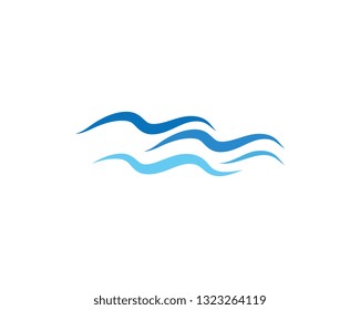 Water wave Logo Template