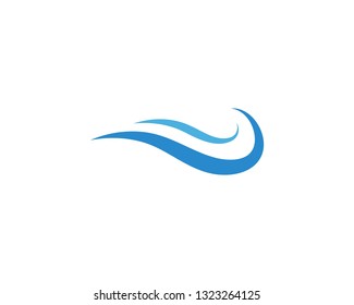 Water wave Logo Template