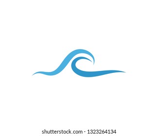 Water wave Logo Template