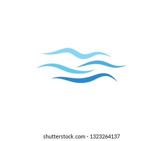 Water wave Logo Template