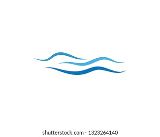 Water Wave Logo Template