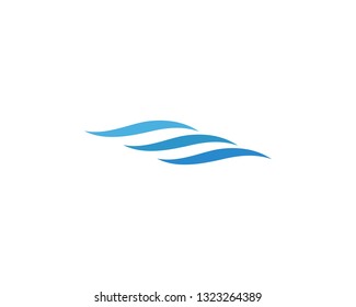 Water wave Logo Template