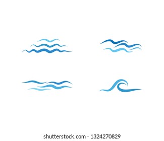 Water wave Logo Template