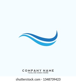 Water wave Logo Template
