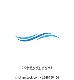 Water wave Logo Template