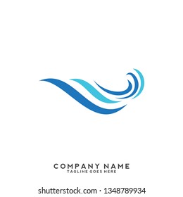 Water wave Logo Template