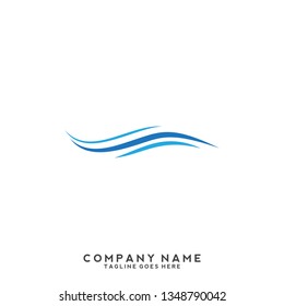 Water wave Logo Template