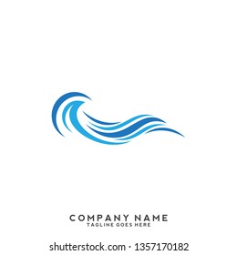 Water wave Logo Template
