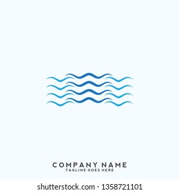Water wave Logo Template