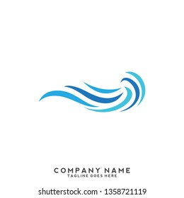 Water wave Logo Template