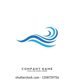 Water wave Logo Template