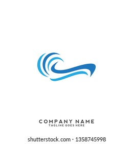 Water wave Logo Template