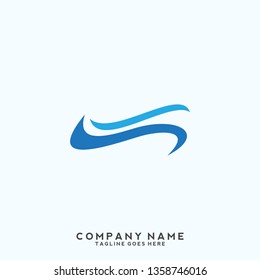 Water wave Logo Template