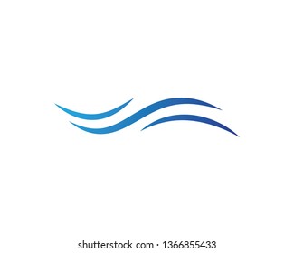 Water wave Logo Template
