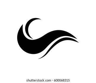 Water wave Logo Template