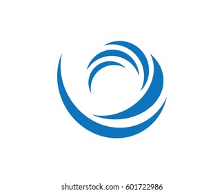 Water wave Logo Template