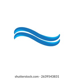 Water wave Logo Template Design