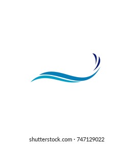 Water Wave Logo, Template Design