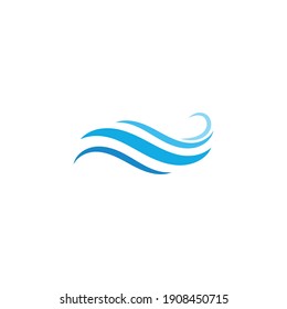Water wave logo Template illustration Icon