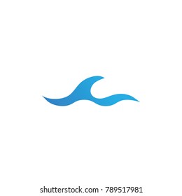 Water Wave Logo Template. nature vector Icon illustration