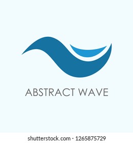 Water wave logo template. Tide, coast, ocean, sea icon for corporate identity