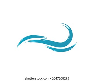 water wave Logo Template vector illustration
