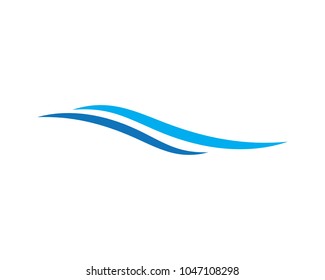 water wave Logo Template vector illustration
