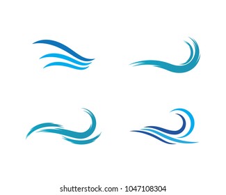 water wave Logo Template vector illustration