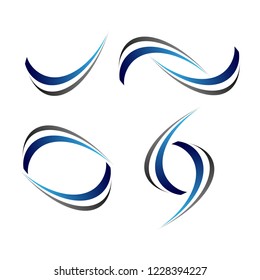 Water wave Logo Template vector illustration design
