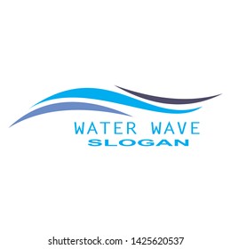 Water wave Logo Template vector illustration design