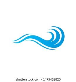 Water Wave Logo Template vector symbol nature