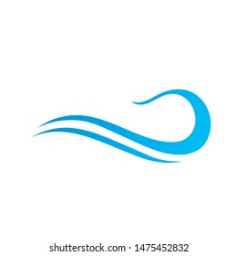 Water Wave Logo Template vector symbol nature