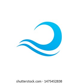 Water Wave Logo Template vector symbol nature