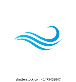 Water Wave Logo Template vector symbol nature