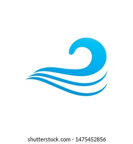 Water Wave Logo Template vector symbol nature